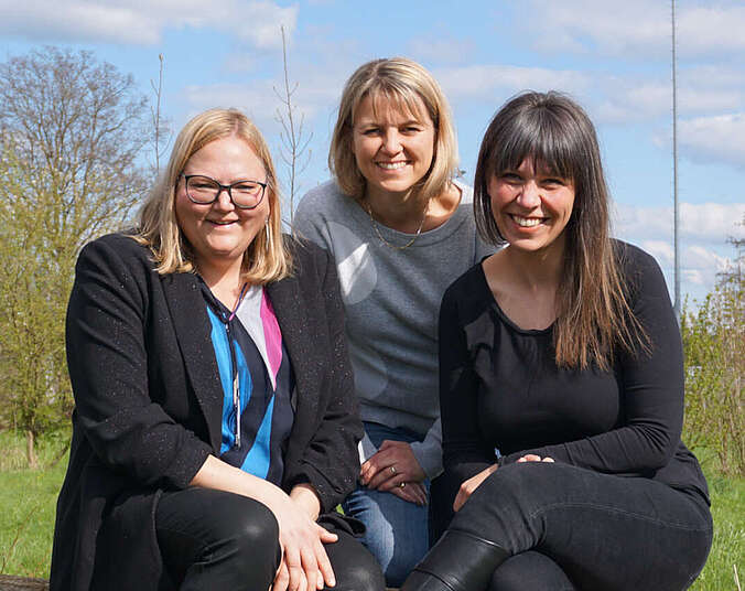 Die drei Neuzugänge beim Seehasenpräsidium: Anke Beck, Sabrina Graf und Sophie Mommertz