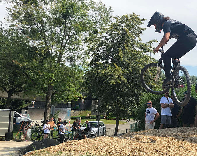 Einzelbiker (Foto: Stadt Friedrichshafen)